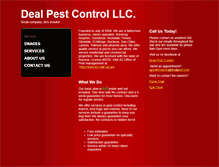 Tablet Screenshot of dealpest.com